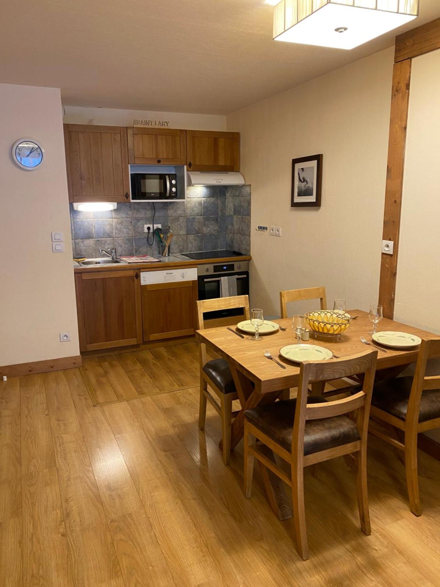 Appartement T2+Coin Nuit 6 Pers Residence De Cami Real Au Centre Du Village De Saint Lary Soulan Avec Piscine Interieure+ Sauna Et Hammam Buitenkant foto